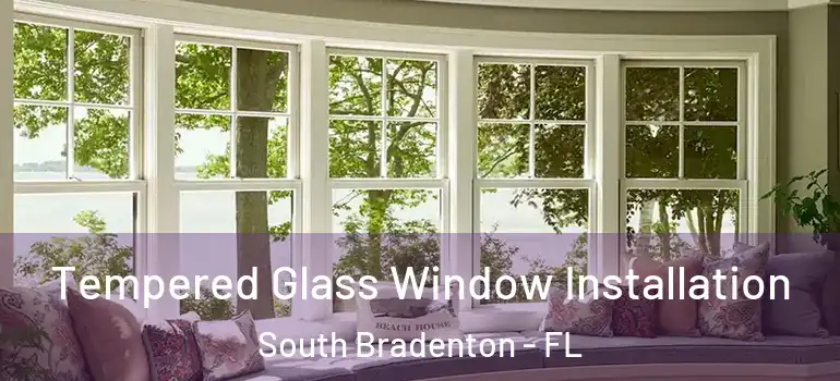  Tempered Glass Window Installation South Bradenton - FL